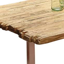 Altholz Essenstisch aus massivem Teak rustikal - Numento^Wohnen Clearance