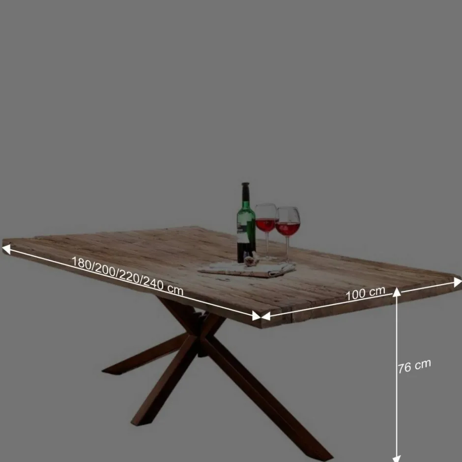 Altholztisch aus Teak Massivholz - Dattilon^Wohnen Online
