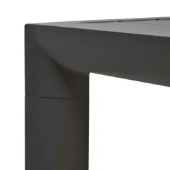 Wohnen Alu Outdoor Tisch in Dunkelgrau - Lagusta