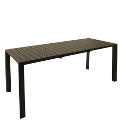 Alu Outdoortisch mit einer Einlegeplatte - Soria^Wohnen Outlet