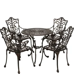 Aluguss Sitzgruppe für 4 Personen - Bluesa (fünfteilig)^Wohnen Hot