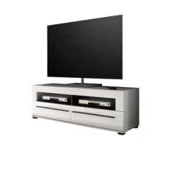 Anbauwand Jetongos in Weiß Hochglanz (vierteilig)^Wohnen Outlet