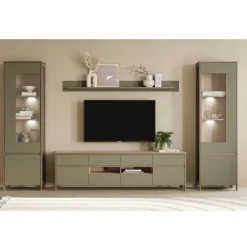 Wohnen Anbauwand Kombination im Scandi Chic - Promo (vierteilig)