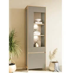 Wohnen Anbauwand Kombination im Scandi Chic - Promo (vierteilig)