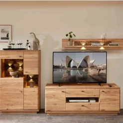 Anbauwand Möbel Kombination modern - Cassna (dreiteilig)^Wohnen New