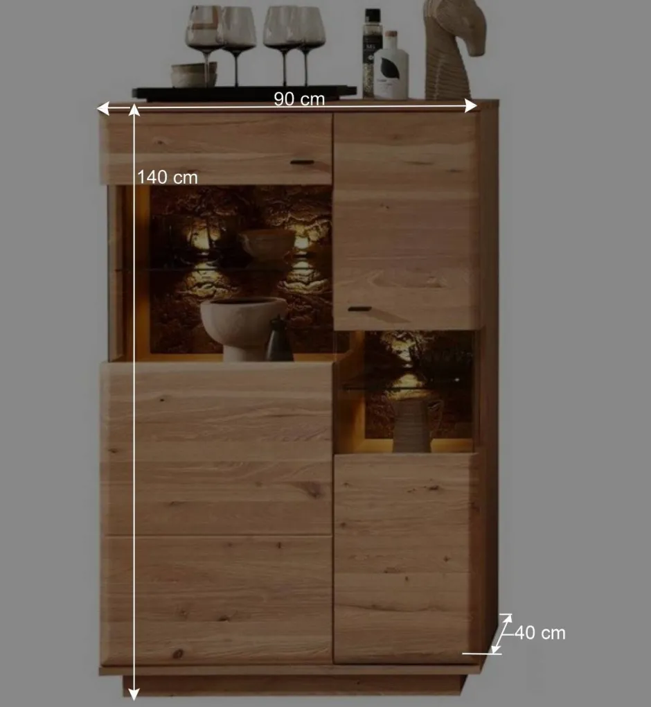 Anbauwand Möbel Kombination modern - Cassna (dreiteilig)^Wohnen New