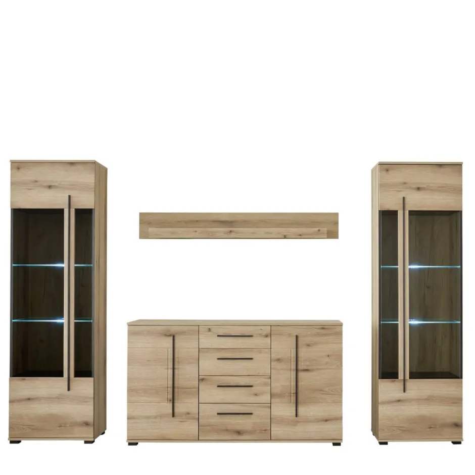 Anbauwand Möbel Set - Brocus (vierteilig)^Wohnen