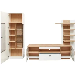 Wohnen Anbauwand Möbel Set - Niam (dreiteilig)