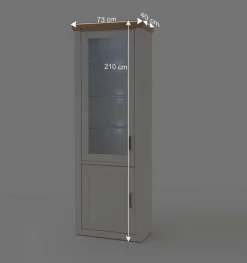 Anbauwand Set im Country Style - Samula (vierteilig)^Wohnen Hot