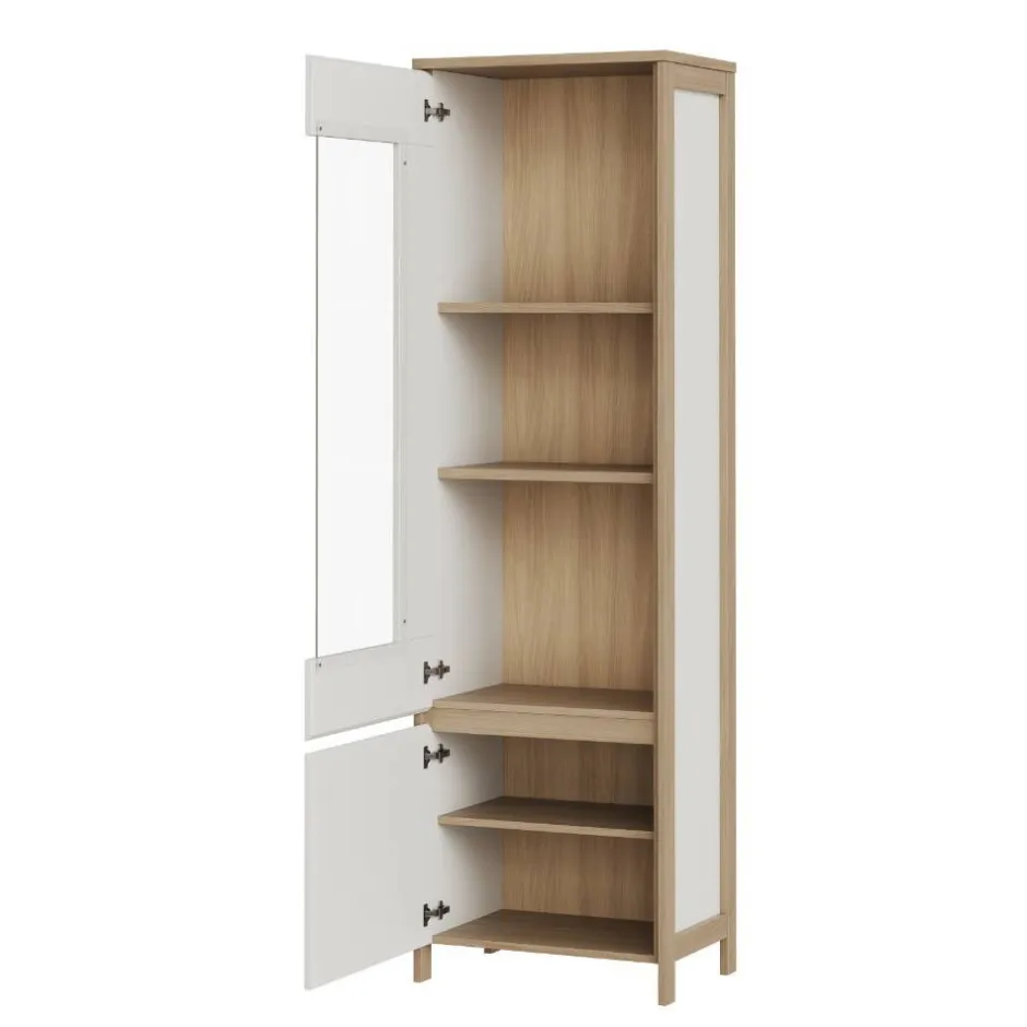 Wohnen Anbauwand-Möbelset in Weiß - Ovidio (dreiteilig)