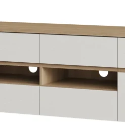 Wohnen Anbauwand-Möbelset in Weiß - Ovidio (dreiteilig)