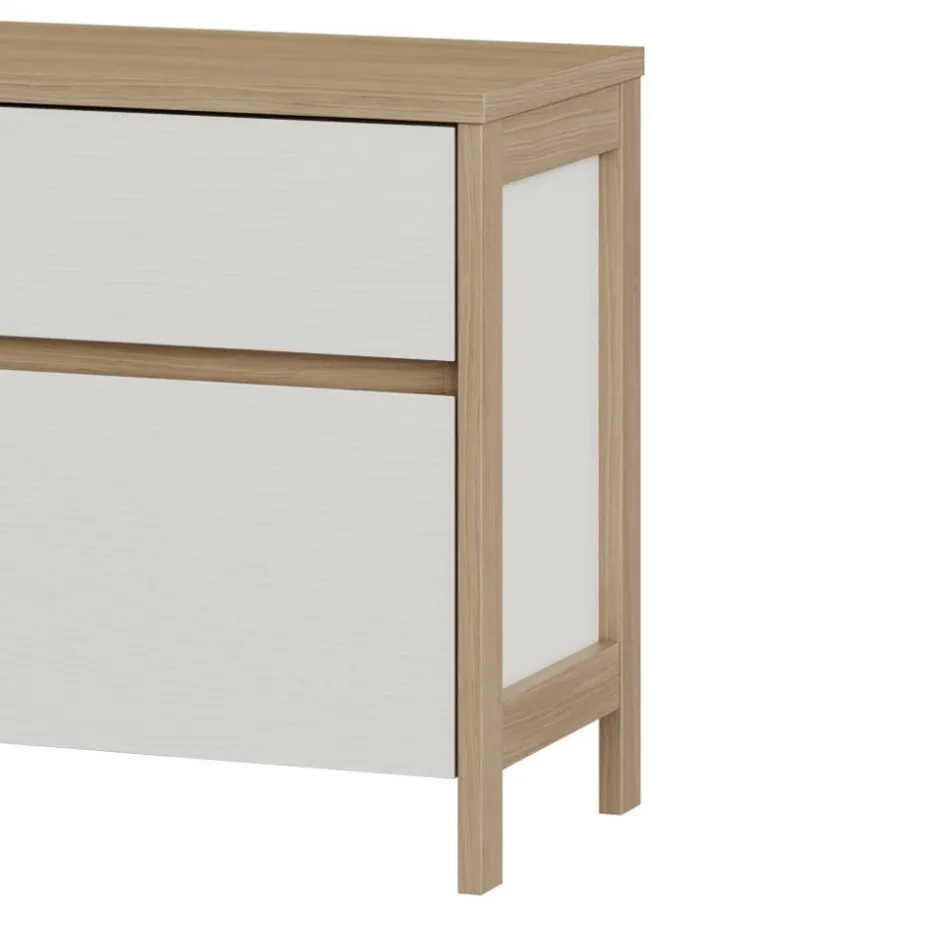 Wohnen Anbauwand-Möbelset in Weiß - Ovidio (dreiteilig)