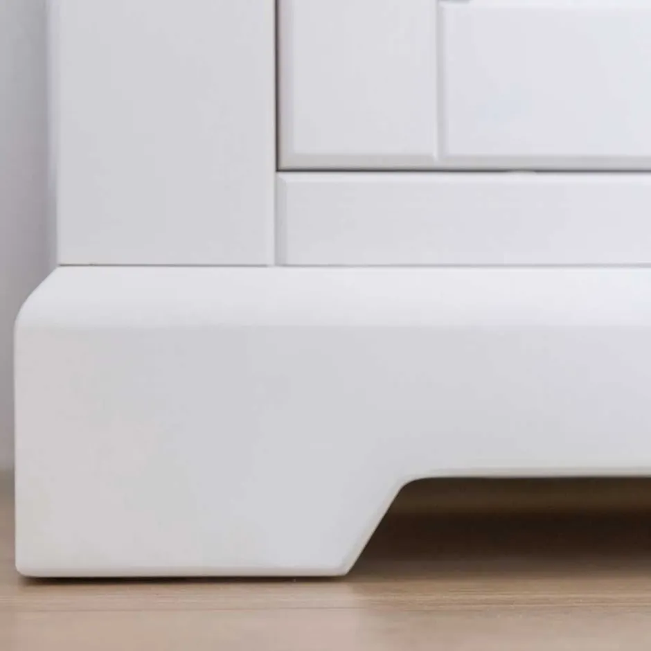 Wohnen Anrichte in Weiß und Kiefer Natur - Saluts