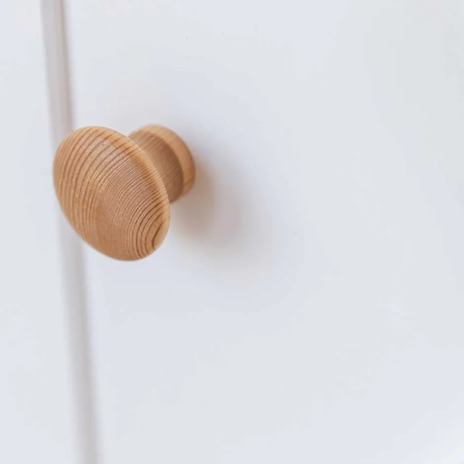 Wohnen Anrichte in Weiß und Kiefer Natur - Saluts