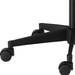 Wohnen Arbeitshocker mit Lehne in Grau Schwarz - Camcupa