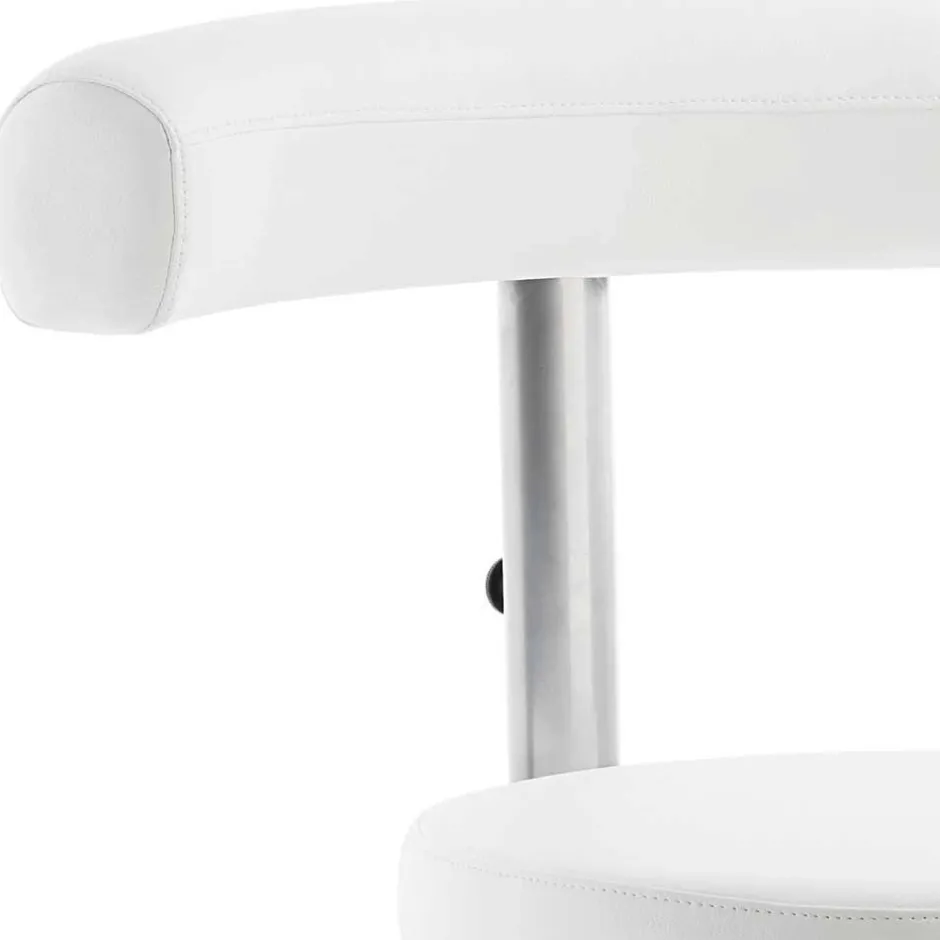 Arbeitsstuhl mit schmaler Lehne in Weiß - Smilen^Wohnen Online