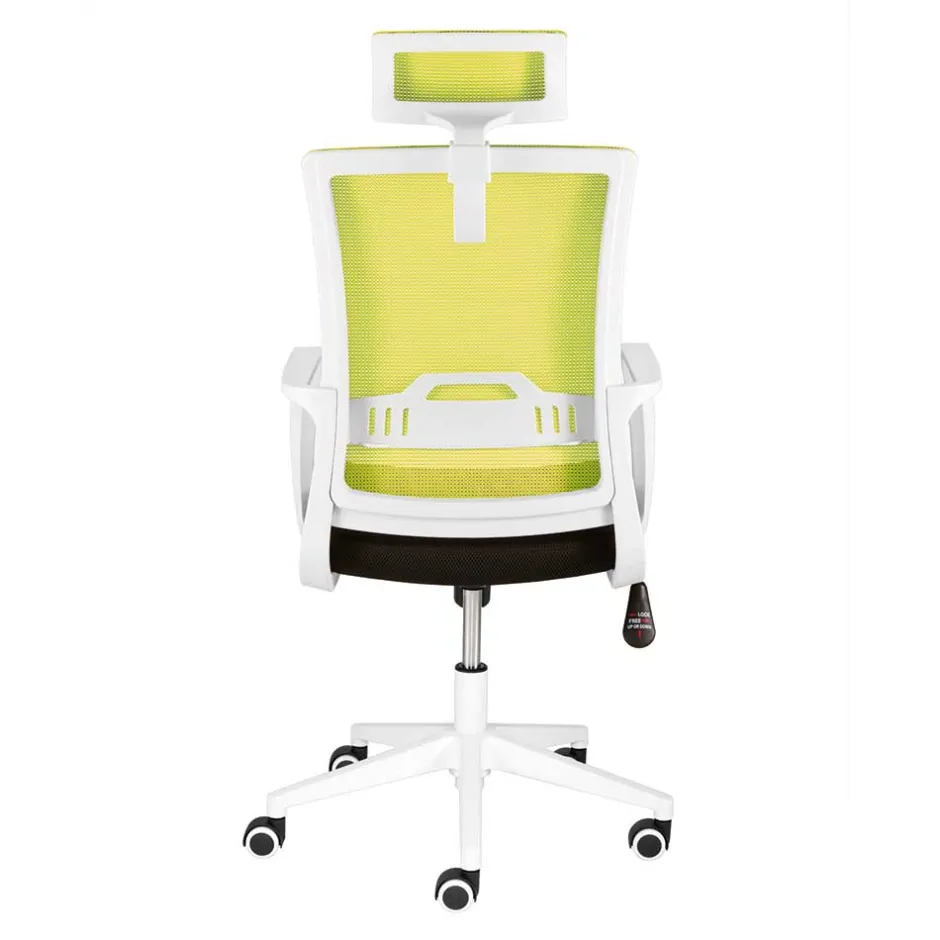 Armlehnen Computerstuhl in Hellgrün & Schwarz - Veronica^Wohnen Best