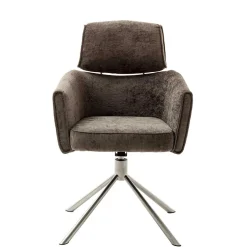 Armlehnen Drehstuhl in Braun - Arjama (2er Set)^Wohnen Best