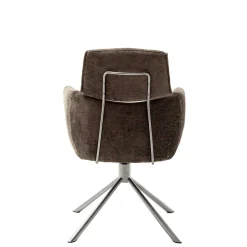 Armlehnen Drehstuhl in Braun - Arjama (2er Set)^Wohnen Best