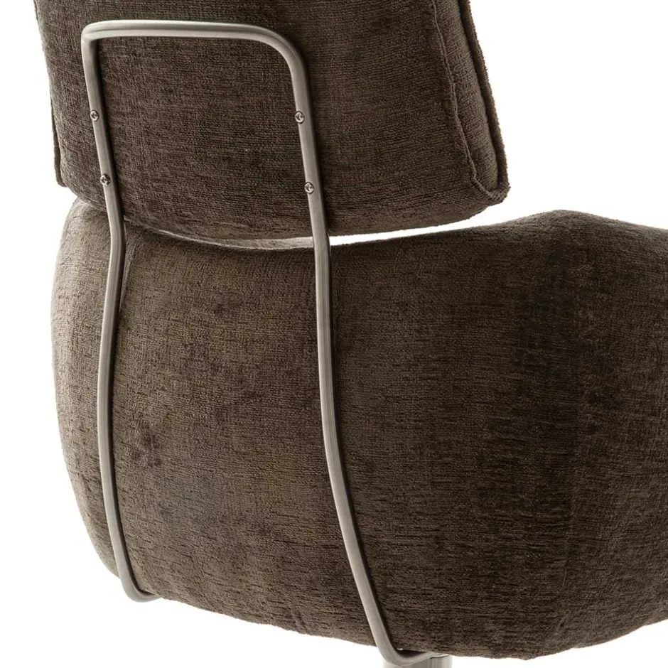 Armlehnen Drehstuhl in Braun - Arjama (2er Set)^Wohnen Best