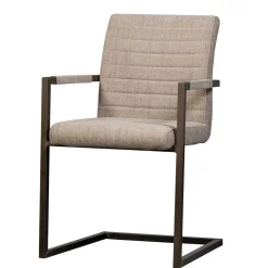 Armlehnen Freischwinger in Beige - Sentata (2er Set)^Wohnen Clearance