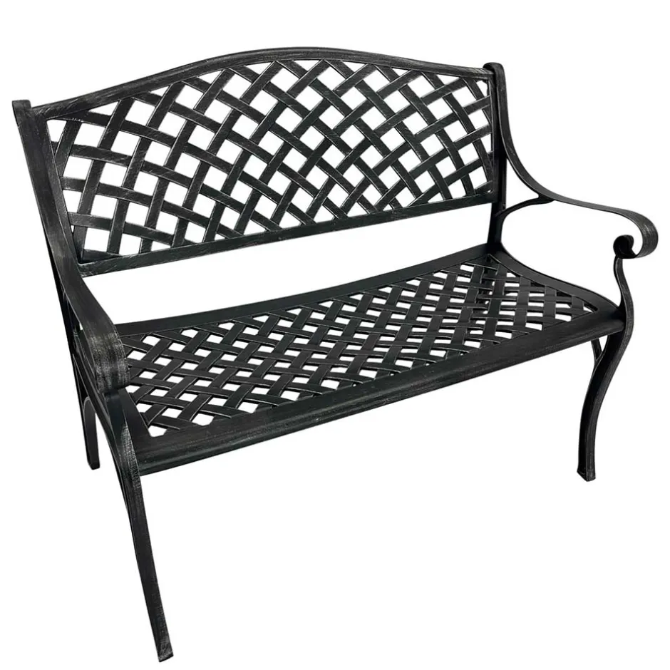 Armlehnen Parkbank im Vintage Look - Mora^Wohnen Online