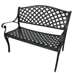 Armlehnen Parkbank im Vintage Look - Mora^Wohnen Online