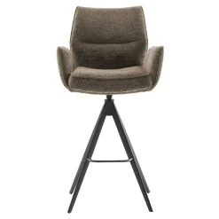 Wohnen Armlehnen-Barstühle mit Taschenfederkern - Cizio (2er Set)