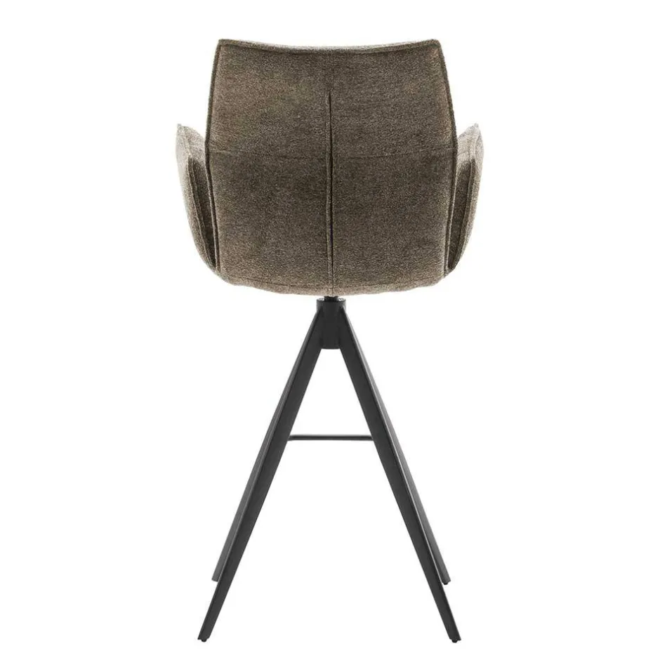 Wohnen Armlehnen-Barstühle mit Taschenfederkern - Cizio (2er Set)