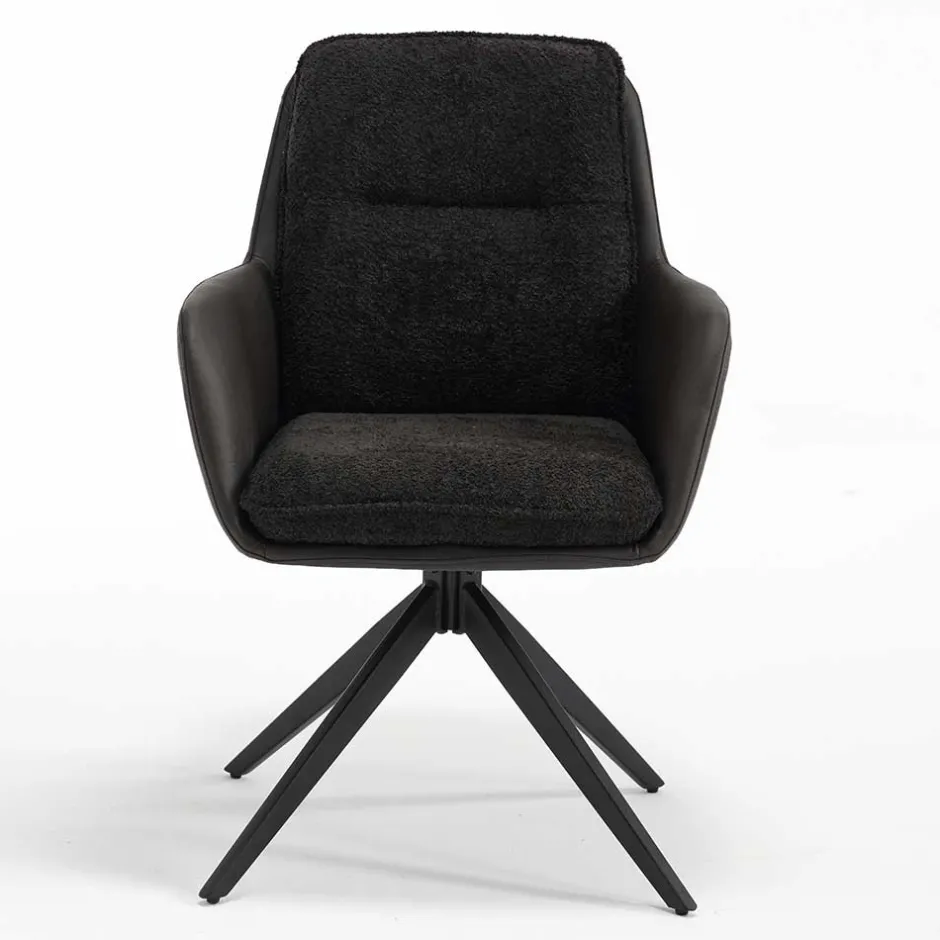 Armlehnenstuhl - drehbar um 180 Grad - Harry (2er Set)^Wohnen Outlet