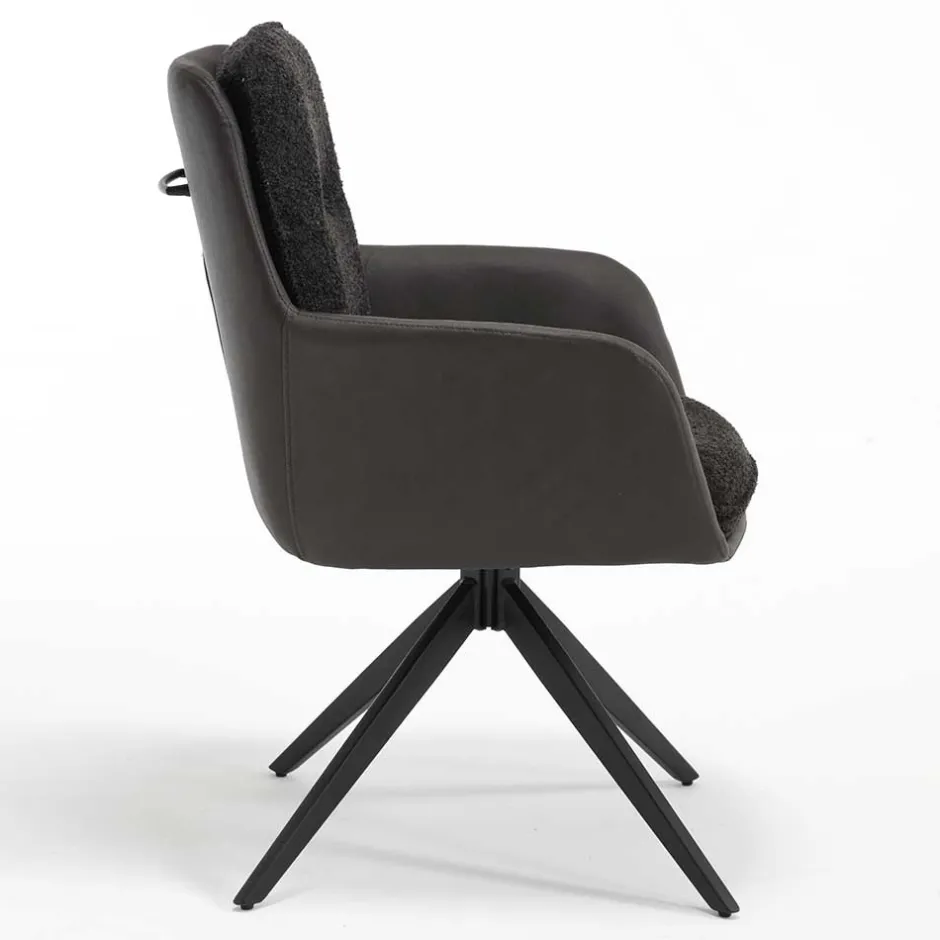 Armlehnenstuhl - drehbar um 180 Grad - Harry (2er Set)^Wohnen Outlet