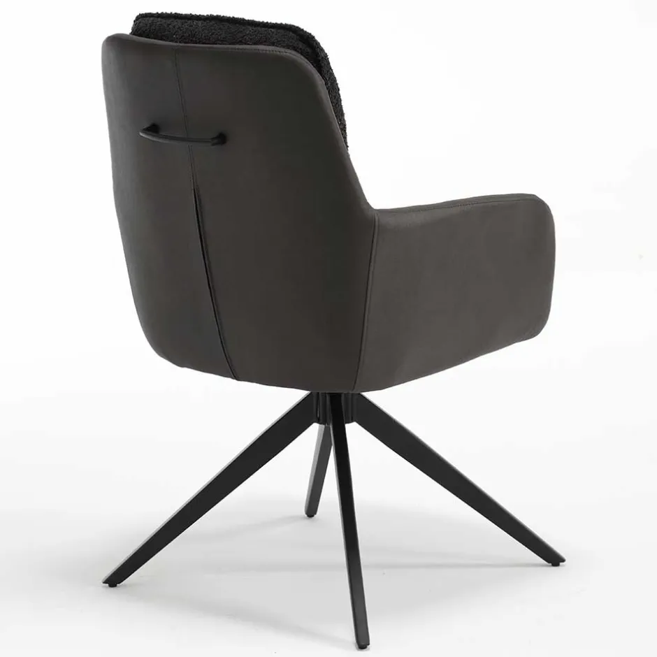 Armlehnenstuhl - drehbar um 180 Grad - Harry (2er Set)^Wohnen Outlet