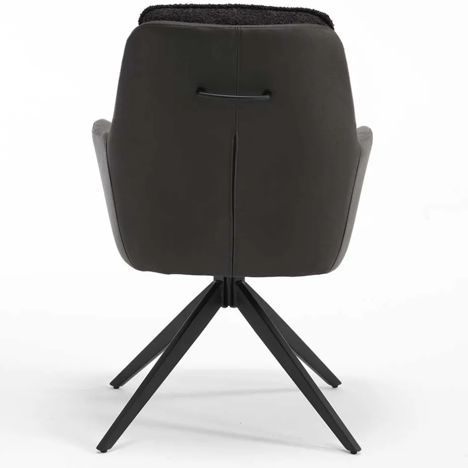 Armlehnenstuhl - drehbar um 180 Grad - Harry (2er Set)^Wohnen Outlet