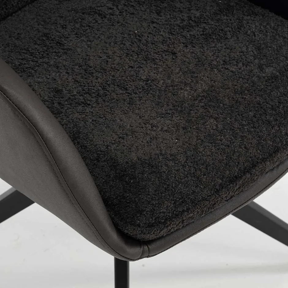 Armlehnenstuhl - drehbar um 180 Grad - Harry (2er Set)^Wohnen Outlet