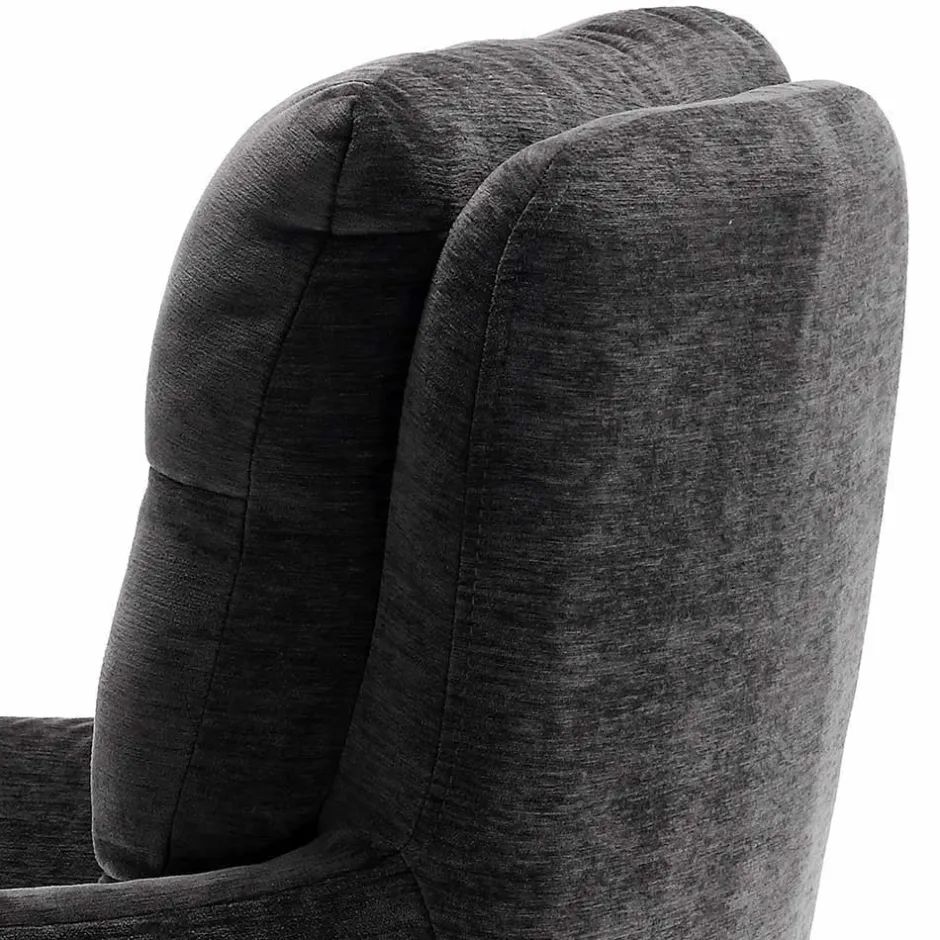 Armlehnenstuhl in Anthrazit Chenille - Amstado (2er Set)^Wohnen Sale