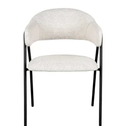 Armlehnenstuhl in Cremeweiß Boucle - Farmer (2er Set)^Wohnen Sale