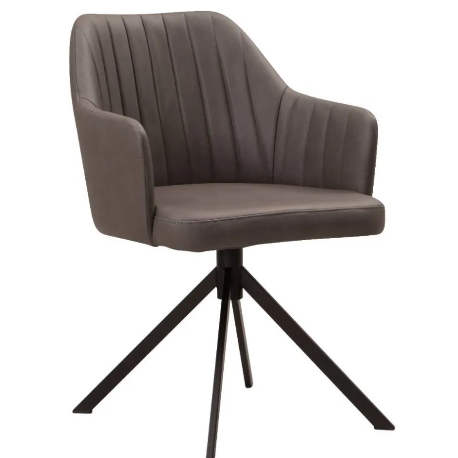 Wohnen Armlehnenstuhl in Dunkelbraun - Tadahiro