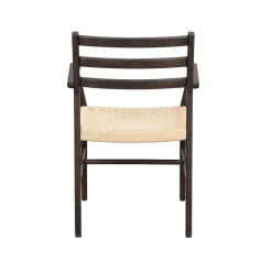 Wohnen Armlehnenstuhl in Eiche Dunkel - Gardaz