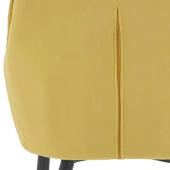 Armlehnenstuhl in Gelb Leinenstoff - Campiona^Wohnen Best