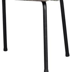 Wohnen Armlehnenstuhl in Taupe Webstoff - Kalindo (2er Set)