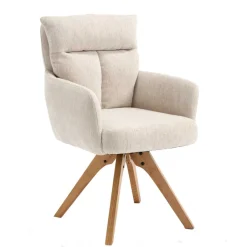 Armlehnenstuhl mit Federkern - Elliot (2er Set)^Wohnen Outlet