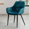 Armlehnstuhl in Türkis Blau & Schwarz - Nizza^Wohnen