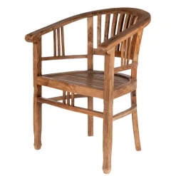 Wohnen Armlehnstuhl Mangato aus Teak Recyclingholz