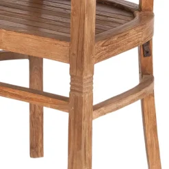 Wohnen Armlehnstuhl Mangato aus Teak Recyclingholz