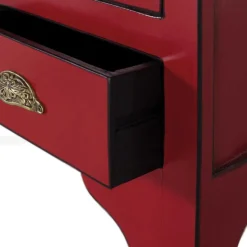 Asia Design Schrank in Rot Massivholz - Iscian^Wohnen Hot