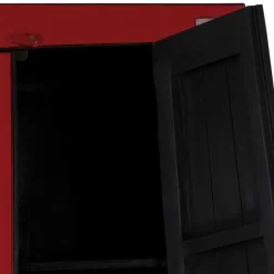 Asia Design Schrank in Rot Massivholz - Iscian^Wohnen Hot