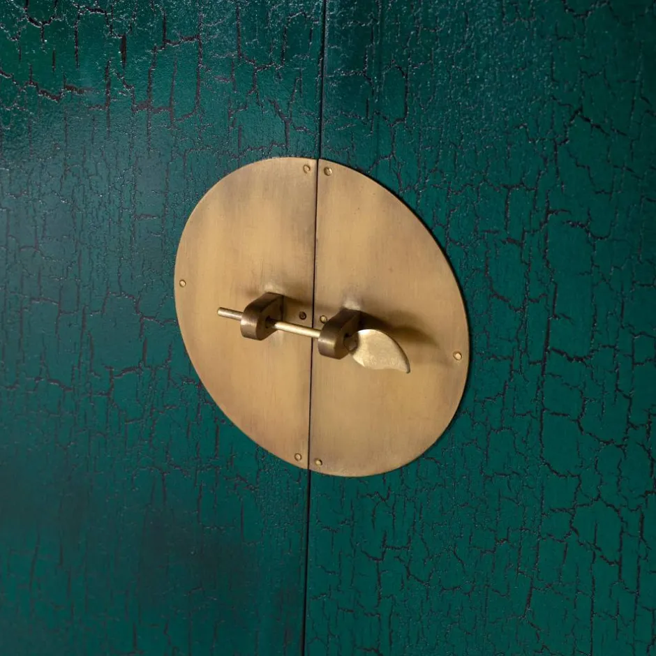 Wohnen Asia Style Schrank in Grün - Lexpania