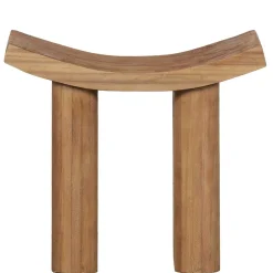 Wohnen Asiatischer Hocker aus Paulownia massiv - Dualko