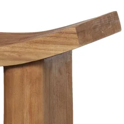 Wohnen Asiatischer Hocker aus Paulownia massiv - Dualko