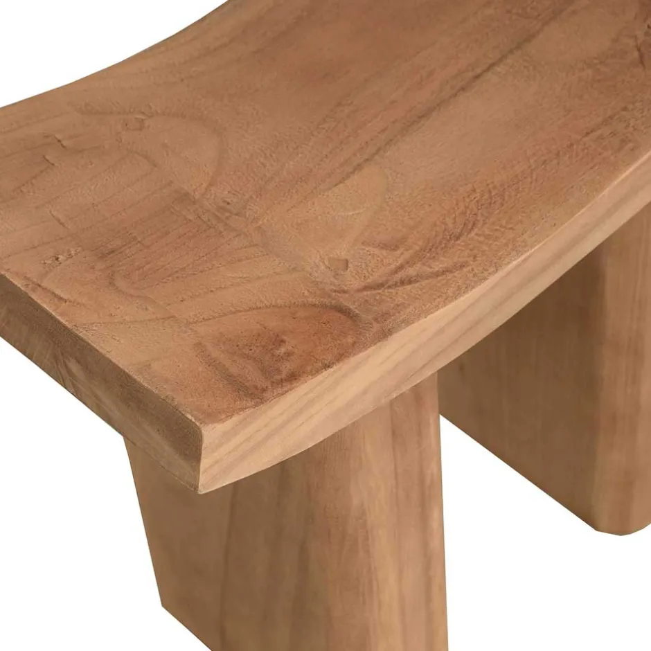 Wohnen Asiatischer Hocker aus Paulownia massiv - Dualko